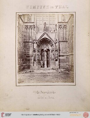 21. Wimpfen im Thal: St. Peterskirche (südliches Portal)