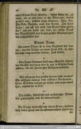 Diener-Treue