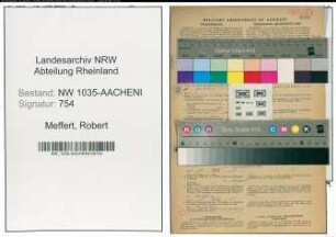 Entnazifizierung Robert Meffert , geb. 16.01.1896 (Kaufmaennischer Angestellter)