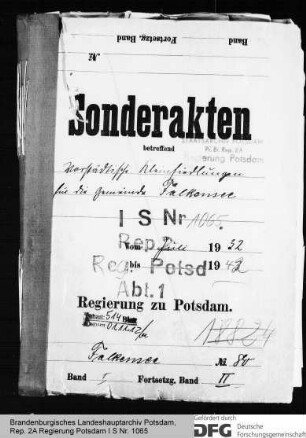 Kleinsiedlungen in Falkensee, Kr. Osthavelland