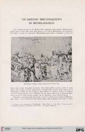 31: Un disegno misconosciuto di Michelangelo