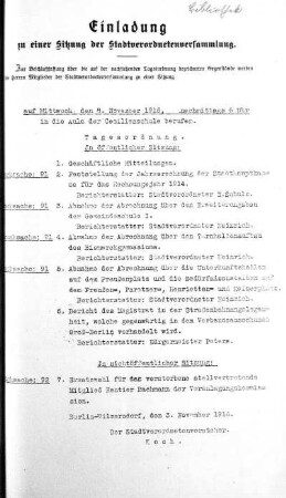 8. November 1916