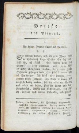 Briefe des Plinius
