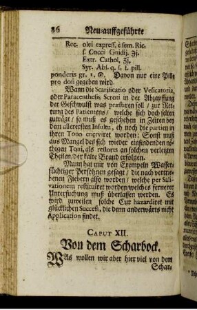 Caput XII. Von dem Scharbock.