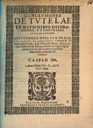 Conclusiones de tutelae