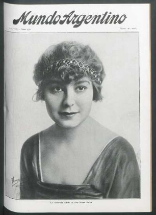 La celebrada actriz de cine Seena Owen [Fotografía]