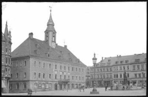 Annaberg. Markt mit Rathaus