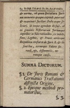 Summa Dictorum.