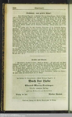 Geschwind, was giebt’s Altes