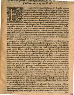 Synodi Dordracenae, Et Eorvm Qvi Illi Praefvervnt, In Belgii Remonstrantes, Qvos Vocant, Crvdelis Iniqvitas, Exposita ...