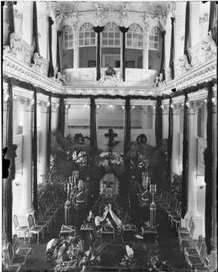 Karlsruhe Schloss Schlosskapelle Ostflügel Ehrenwache für den Großherzog Friedrich Wilhelm von Baden (1826-1907)