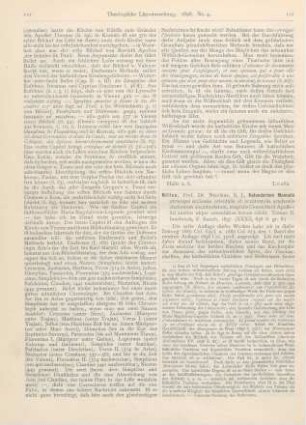 112-113 [Rezension] Nilles, Nicolaus, Kalendarium Manuale