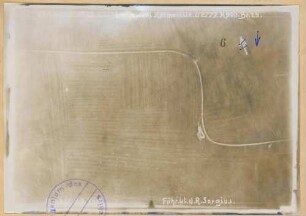 Foto eigener Stellungen südlich von Herméville(-en-Woëvre) (Luftbild)