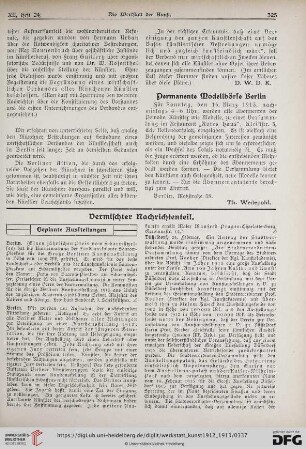 Vermischter Nachrichtenteil