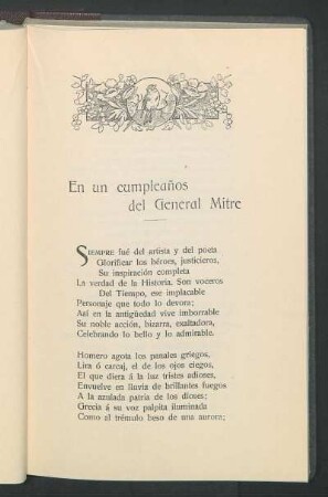 En un cumpleaños de General Mitre