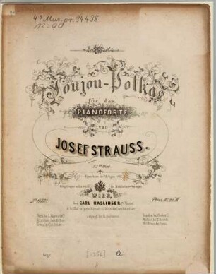 Joujou-Polka : für d. Pianoforte ; 23. tes Werk