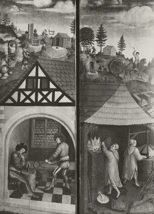 Silberbergbau, Bergaltar, Annaberg, 1521