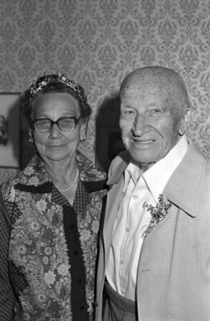 Diamanthochzeit der Eheleute Hermann und Olga Korth