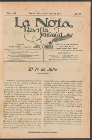 El 14 de julio