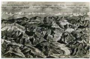 Bayrische Alpen mit Tegernsee