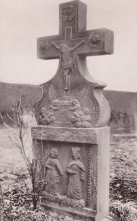 bei Pirmasens. Grabkreuz. Anfang 19. Jahrhundert