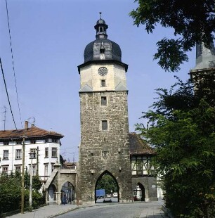 Arnstadt. Riedturm. Feldseite von Süden