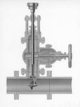 Universal-Wassermesser mit Woltmann-Flügel (Bopp und Reuther) : Technikgeschichte | Maschinenbau | Maschinenelemente | Wassermesser
