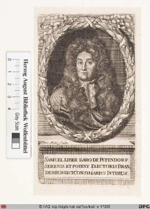 Bildnis Samuel Pufendorf (1694 Frhr. von)