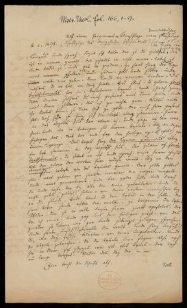 [Abschrift von 2° Ms. theol. 166[1. 2.]
