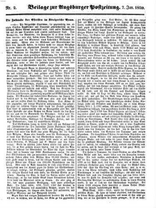 Augsburger Postzeitung, 1859 = Jg. 173, [1] = 1 - 6