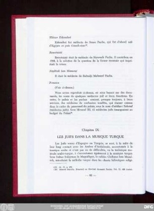 Chapitre IX Les Juifs Dans La Musique Turque