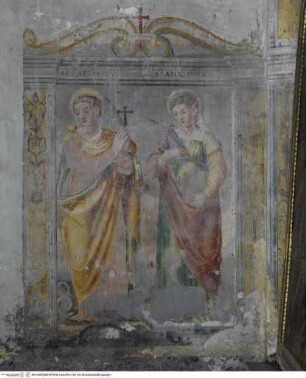 Die Heiligen Margarethe und Apollonia