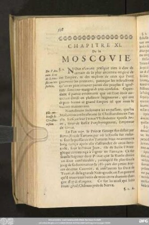 Chapitre XI. De la Moscovie.