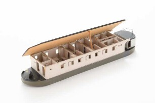 Modell eines Wohnschiffes