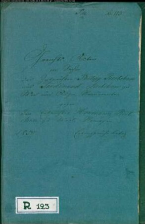 Reibchen, Zeitpächter Philipp und Ferdinand in Werl-Aspe gegen Erbpächter Hermann Reibchen in Werl - Erbansprüche