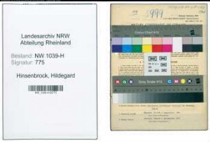 Entnazifizierung Hildegard Hinsenbrock , geb. 30.12.1922 (Angestellte)