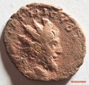 Römische Münze, Nominal Antoninian, Prägeherr Tetricus I., Prägeort Gallien, Original