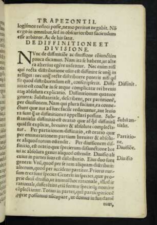 De Diffinitione Et Divisione.