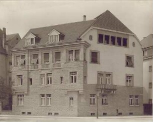 Billing, Hermann; Karlsruhe, Eisenlohrstr. / Bunsenstr. 22; Haus Muser - Außenansicht