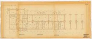 Wohnhausbebauung Mannheimer Straße, Berlin-Wilmersdorf: Haus 11 bis Haus 13: Grundriss Erdgeschoss und Obergeschoss 1:50