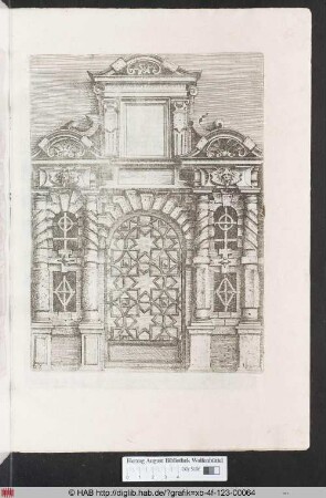 [Portal mit Gittertor. Band II.]