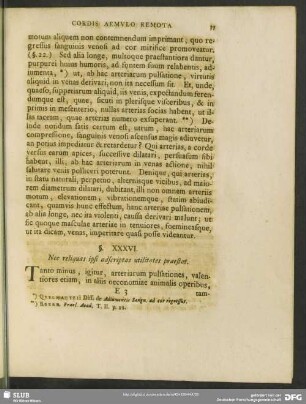 §. XXXVI. Nec reliquas ipsi adscriptas utilitates praestat