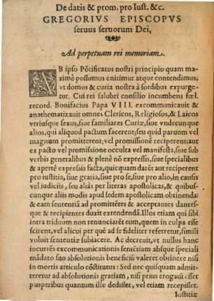 Commentarius de datis et promissis pro justitia vel gratia obtinend. in extravag.