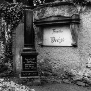 Darmstadt, Alter Darmstädter Friedhof III Mauer 186