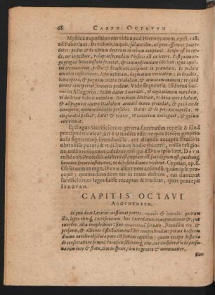 Capitis Octavi Argumentum.