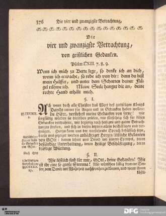 Die vier und zwanzigste Betrachtung [...]