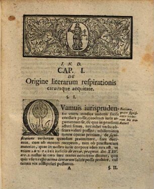 Dissertatio inauguralis iuridica de literis respirationis earumque validitate et invaliditate