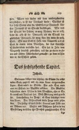Das sechszehende Capitel.