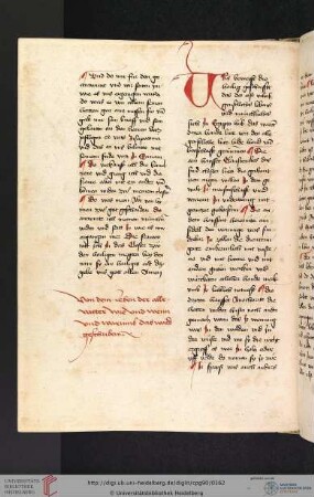 Historia monachorum, Prolog I: Wie das leben der altvetter wart geschriben, vnd von wem vnd wenne vnd war vmbe Vns bewiset du heilig schrift...