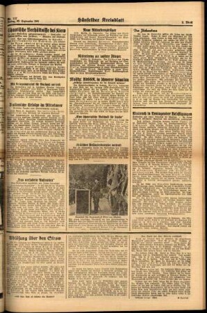 Zweite Ausgabe vom Freitag, den 26. September 1941.